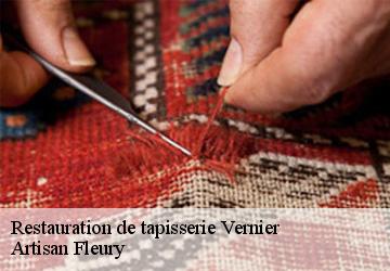 Restauration de tapisserie  vernier-1214 Artisan Fleury 