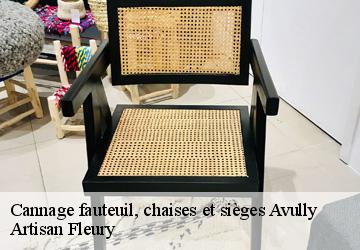 Cannage fauteuil, chaises et sièges  avully-1237 Artisan Fleury 